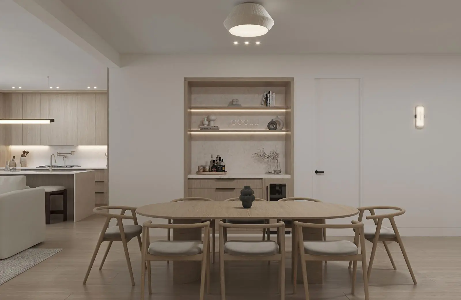 Integrated bar rendering at 9148 Carlyle