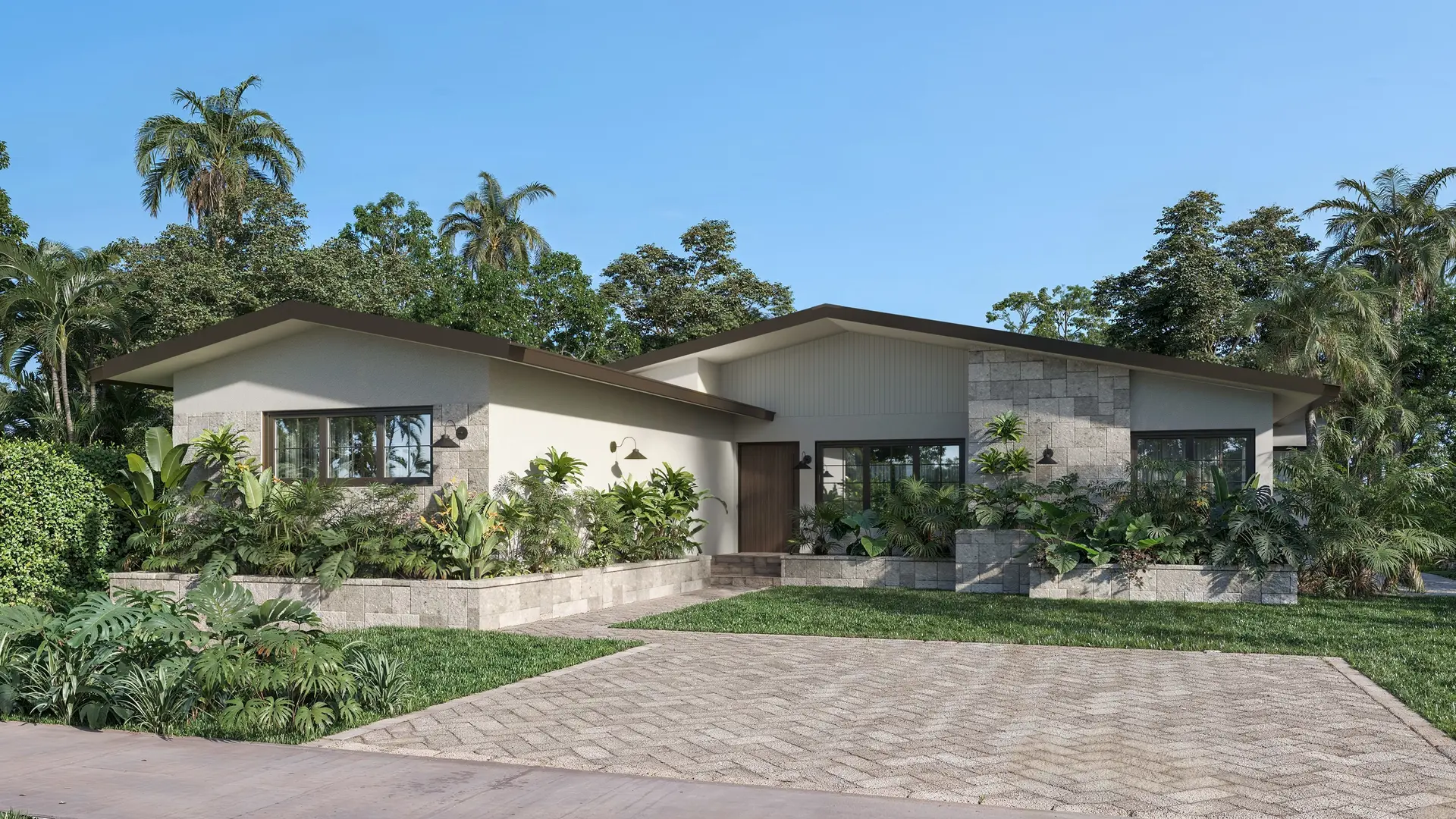 Front facade rendering of 935 South Shore Drive